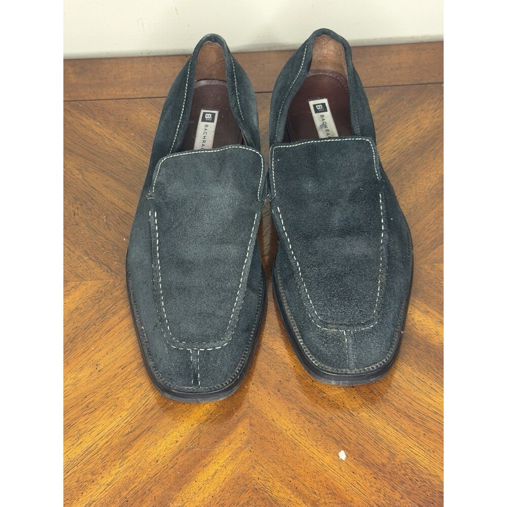 Bachrach black suede loafers - Picture 7 of 8